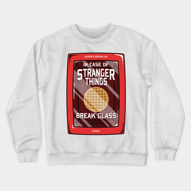 In case of Stranger Things Crewneck Sweatshirt by KinkajouDesign